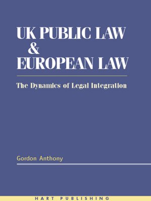 cover image of UK Public Law & European Law